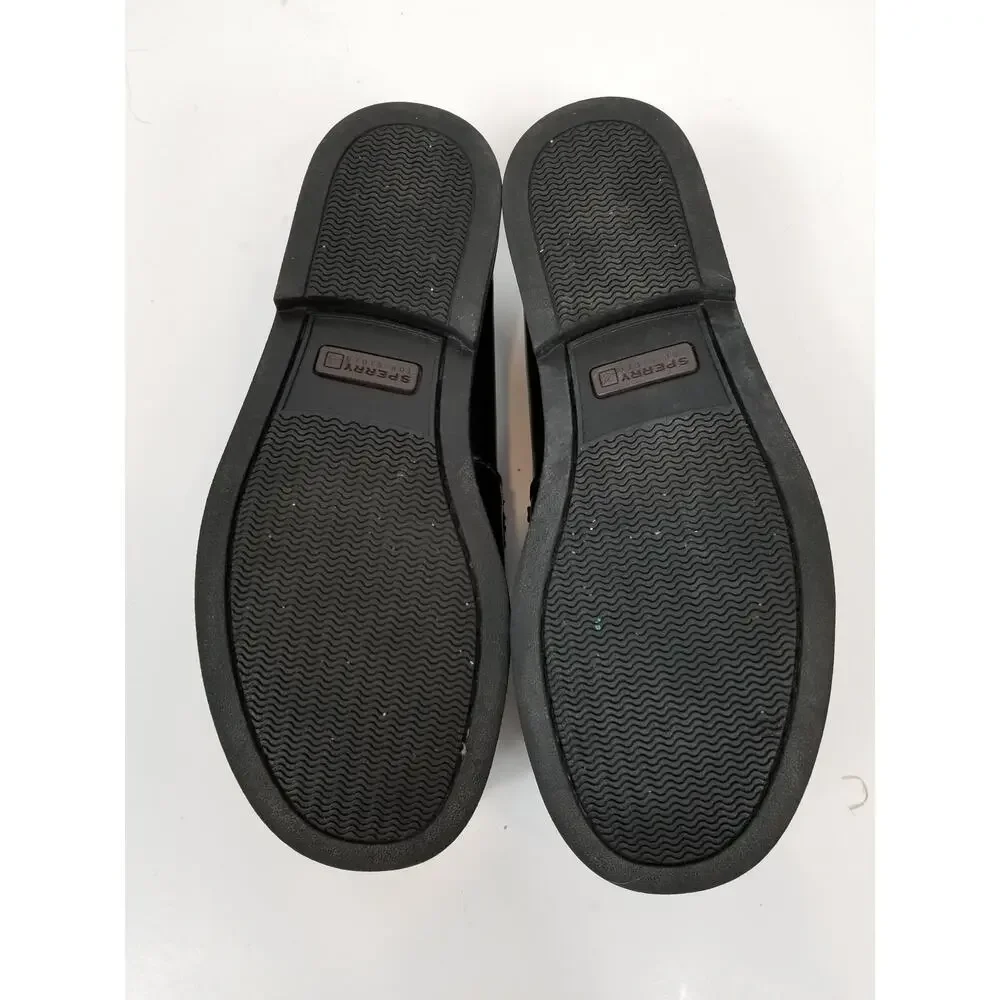 Sperry Colton Boys Black Penny Loafers Classic Preppy Size 3